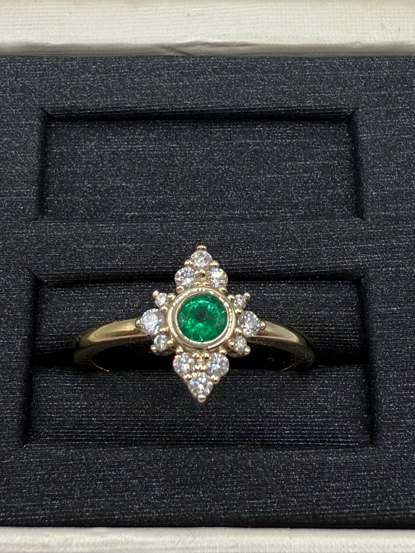 Shimmer Ring in Emerald