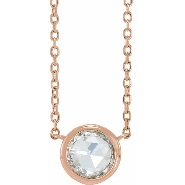 Rose-Cut Diamond Necklace