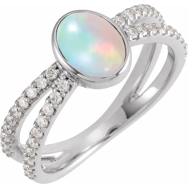 Jellybean Split Shank Ring