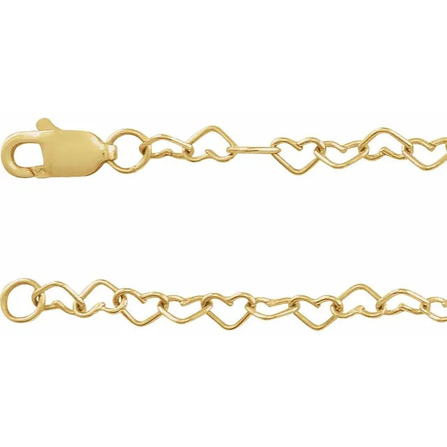 Heart Link Chain