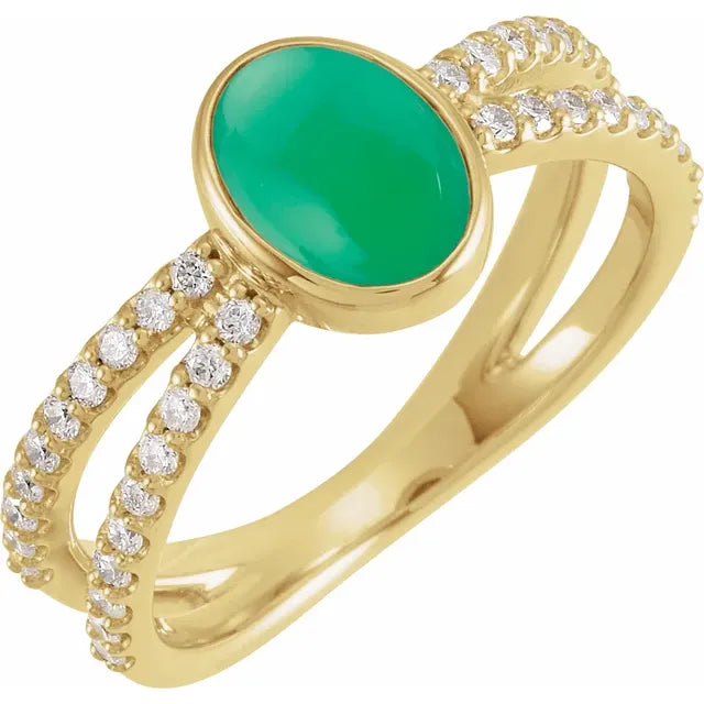 Jellybean Split Shank Ring