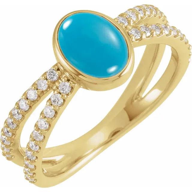 Jellybean Split Shank Ring